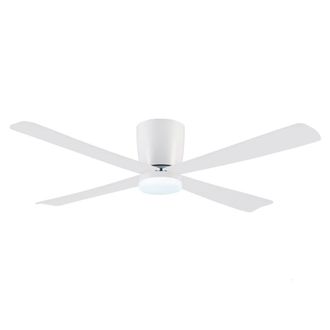 Wonderlamp Ventilador de techo nordico blanco con memoria encendido