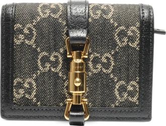 Gucci Portafoglio Jackie in tela GG 2015-2025 - Nero
