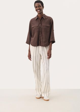 Part Two Overhemd met lang mouwen Regular fit Bracken brown