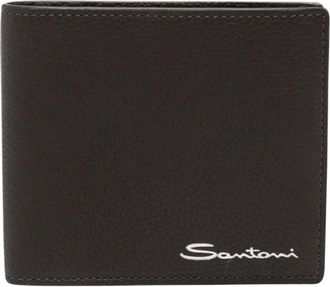 Santoni P Foglio Con P Carte Siwt50 - male - Santoni - Wallets & Cardholders - Brown - ONE SIZE - Accessories