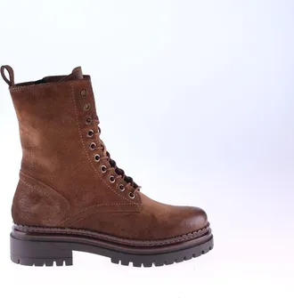 Mjus Boots in su&egrave;deleer, met veters