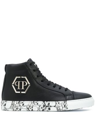 Philipp Plein Sneakers con stampa - Nero