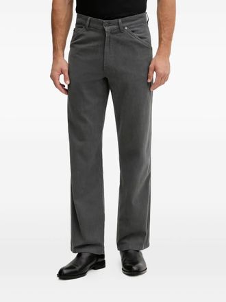 BOSS logo-patch jeans - men - Cotton - 32/32 - Grey