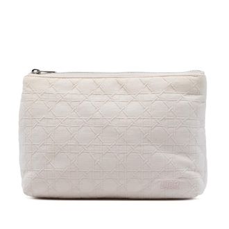 Dior Pre-owned Dior Cannage Canvas Pouch Ladies XGLYB276DN6E7K0O