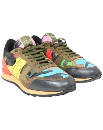 Valentino Mens Leather Rockrunner Sneaker (Authentic Pre-Loved)