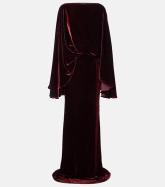Taller Marmo Abito lungo Musidora in velluto