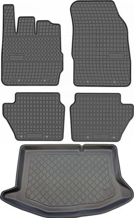 OEM Juego De Alfombrillas De Goma Para Coche Y Alfombrilla Para Maletero Para Ford Fiesta Vi Hatchback (octubre De 2008 A 2011)