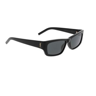 Saint Laurent SL 737 Mica Dunne Zonnebril - unisex - Accessoires - Zwart - Maat: ONE Size Nylon