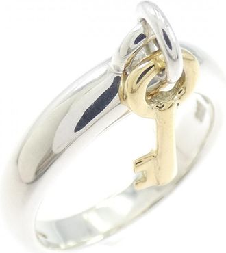 Tiffany & Co. Yellow Gold (18K) Silver 925 Band Ring (Pre-Owned)