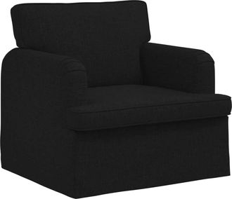 vidaXL Sof&aacute; Negro 84 X 80 X 85 Cm Tela Vidaxl