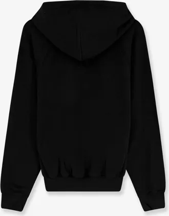 Polo Ralph Lauren Womens Hooded Sweatshirt Black Cotton-Blend Sweatshirts Sweater