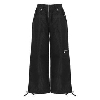 Casablanca Wide Trousers, female, Black, M, Joggers