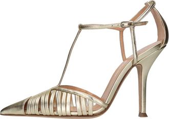 Lella Baldi Met Hak - Dames - Pumps - Bruin - 37 EU - Leer - Schoenen