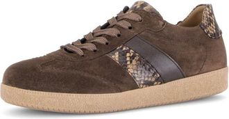 Gabor Sneaker Low - Dames - Schoenen - Bruin - Maat: 39 1/2 EU Leer