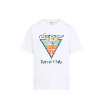 Casablanca Tennis Club Graphic-print T-shirt