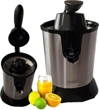 Trade Shop Trade Shop - Spremiagrumi Elettrico Acciaio Royalty Line Manico Pressione Spremi Arance