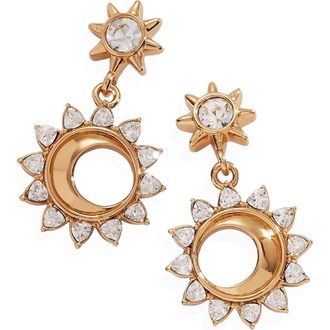 Alex and Ani Crystal Celestial Drop Earrings in Gold at Nordstrom