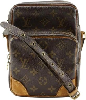 Louis Vuitton Pre-owned Cross Body Bags, female, Brown, Size: ONE SIZE Pre-owned Vintage Damier Shoulder Bag
