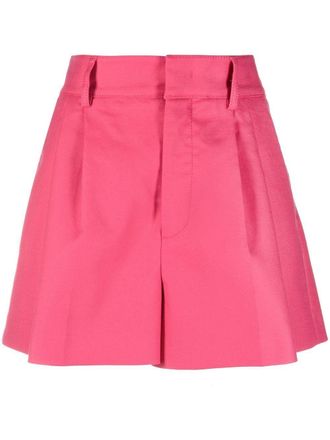 Red Valentino Shorts sartoriali a vita alta - Rosa