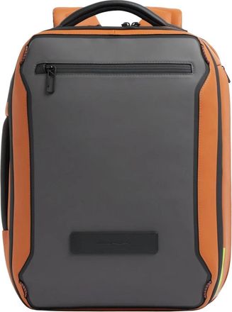 Piquadro Uitbreidbare 15.6 Laptop Cabin Rugzak - Heren - Rugzakken - Oranje - ONE Size - Polyester - Tassen