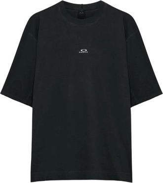Oakley Latitude Veil Tee - Heren - T-shirts - Zwart - L - Katoen - Tops