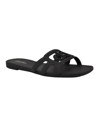 Calvin Klein Womens Womens Yoana Sandal - Black - 6