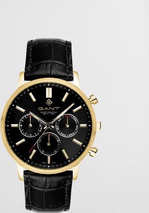 GANT Men East Hill Day-Date Watch (ONE SIZE) BLACK