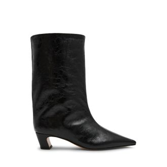 Steve Madden Lytton Bootie BLK CRINKLE