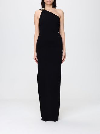 Elisabetta Franchi Red Carpet Stockinette Stitch Knit Dress