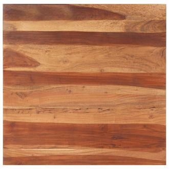 vidaXL Piano Tavolo In Legno Massello Di Acacia 15-16 Mm 80x80 Cm - Vidaxl