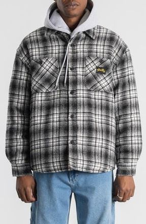 Stan Ray Quilted Plaid Overshirt in Blue at Nordstrom Rack, Size Xx-Large