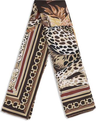 Ferragamo Womens Multicolor Silk Foulard Accessory