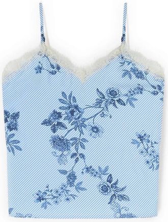 Motivi Sleeveless Tops - Dames - Tops zonder mouwen - Blauw - 2XL - Katoen - Tops
