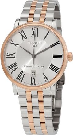 Tissot Carson Automatic Silver Dial Two-tone Mens Watch T122.407.22.033.00