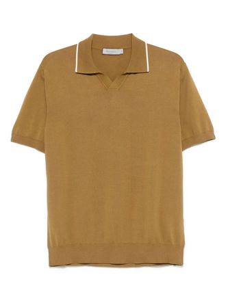 Canali jersey T-shirt - men - Cotton - 52 - Brown