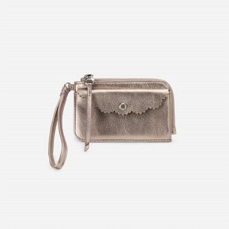 Hobo Womens Tabby Card Wristlet In Cameo Quartz