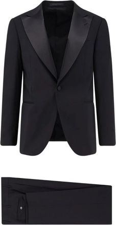 Corneliani Smoking Corneliani Code - Heren - Business pakken - Zwart - L - Wol - Kostuums