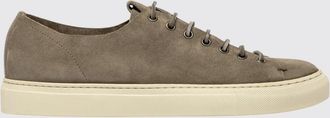Buttero Suede Cowhide Low-Top Sneakers with Applied Logo