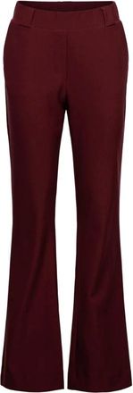 &Co Woman Broeken, Dames, Rood, S, Penelope Flare Broeken