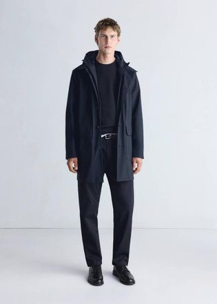 Mango Parka tasche waterproof Thermolite blu notte - Uomo - XXL - MANGO MAN