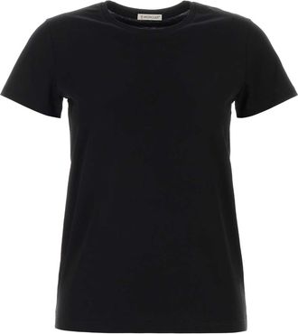 Moncler Black Cotton T Shirt