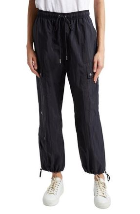 Cinq &agrave; Sept Nitsan Parachute Pants in Black at Nordstrom, Size X-Small