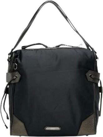 Burberry Pre-owned Shoulder Bags, female, Black, Size: ONE SIZE Pre-owned Vintage Shoulder Bag