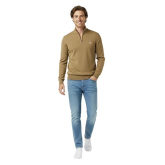 Jack Wills Heren Trui met trechterhals (Fawn)