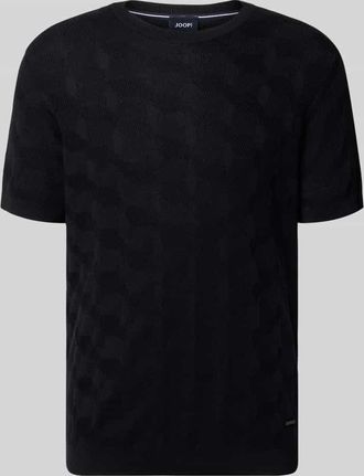 Joop Strickshirt mit Rundhalsausschnitt Modell Mailon in Black, Größe M