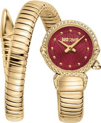 Just Cavalli Womens JC1L350M0035 Ladies Signature Snake Radiosa Watch - Gold - One Size