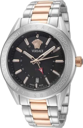 Versace Accessoires, Heren, Grijs, ONE Size, Tweed, V-Code GMT
