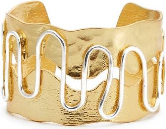 Karine Sultan Swirl Cuff in Gold at Nordstrom