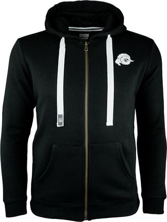 Guggen Mountain Heren Wandelhoodie H06 met Rits Zwart