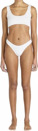 Aexae Magnum Cheeky Bikini Set In White